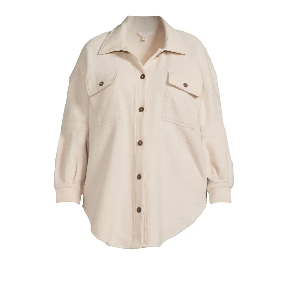Terra and Sky Fleece Two Pocket Shacket